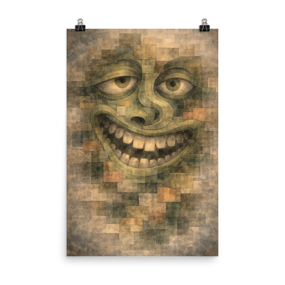 Green Guy Study Series Mixed Signal wall art by PPLL